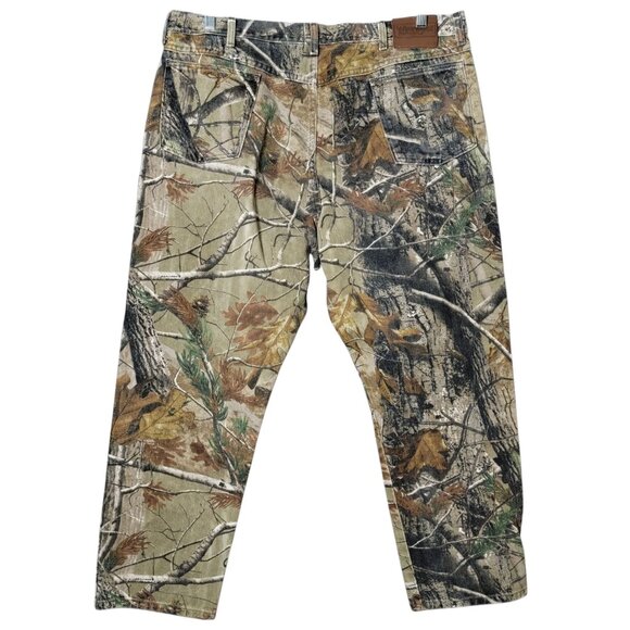 Wrangler Pro Gear Realtree Camo Hunting Outdoor Brush Wood Work Wear Pants 42x30 - Picture 4 of 11